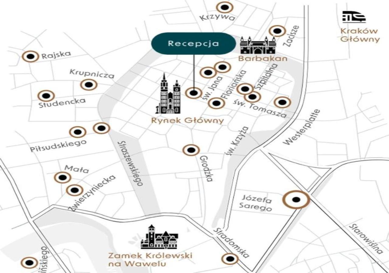 Fragola Apartments Old Town Krakow Luaran gambar